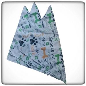 TD Bank Dog Grooming Bandanas-Lot of 3